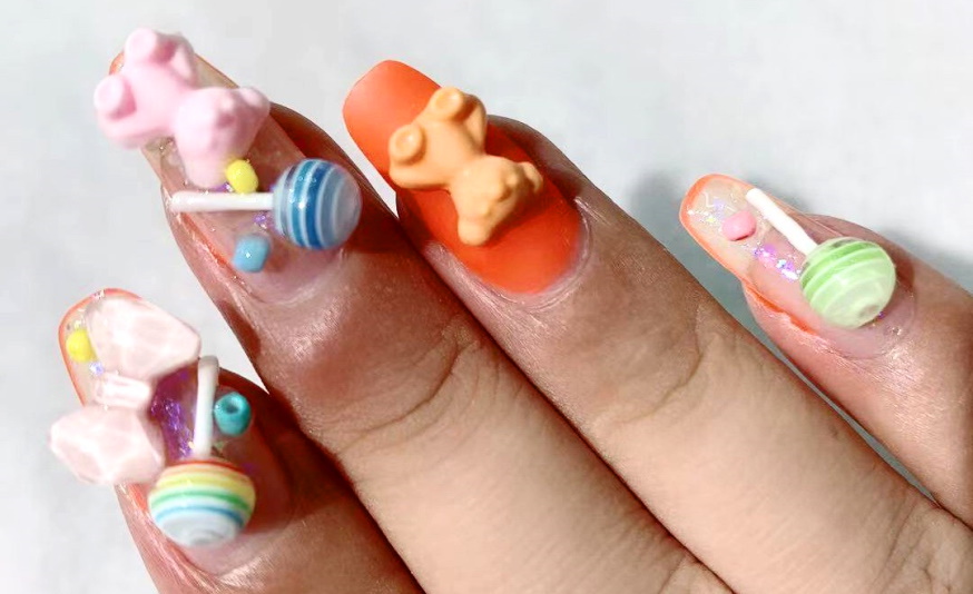 lollipop nail art ideas
